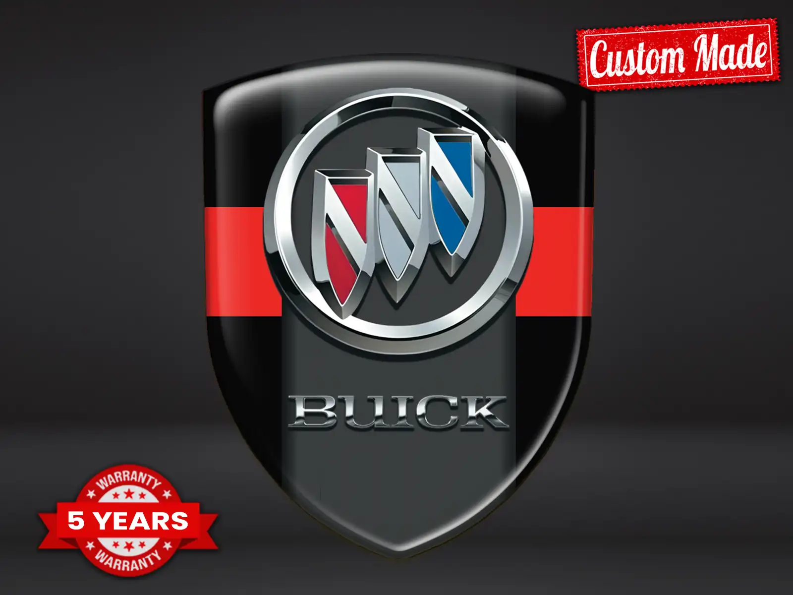 Buick Doming Autoschilder Sportlich Hochwertig Pro